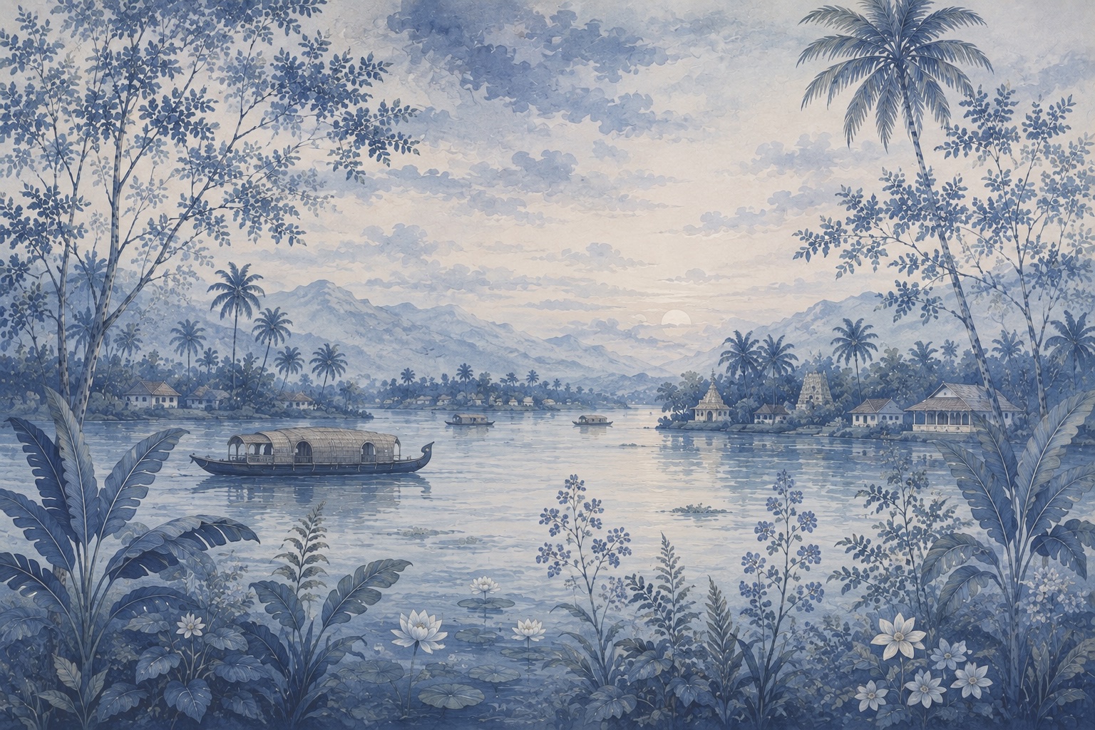 Plate 02 — Neelambari, indigo