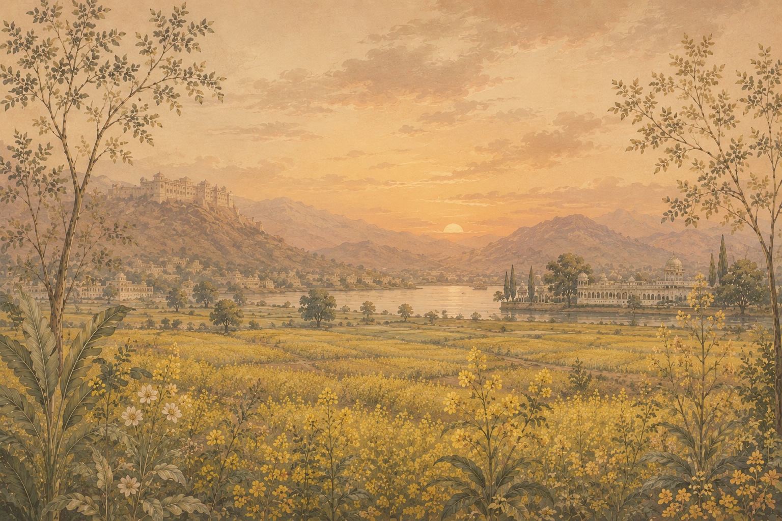 Plate 03 — Sarson, mustard fields
